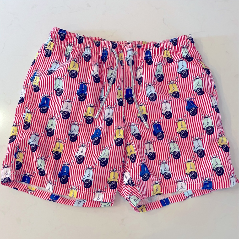 MC2 Saint Barth Gustavia Vespa Style Men’s Slim-Fit Swim Short